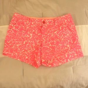 Brand New Preppy Pink & Whits Lilly Pulitzer Shorts - Women’s Size 6